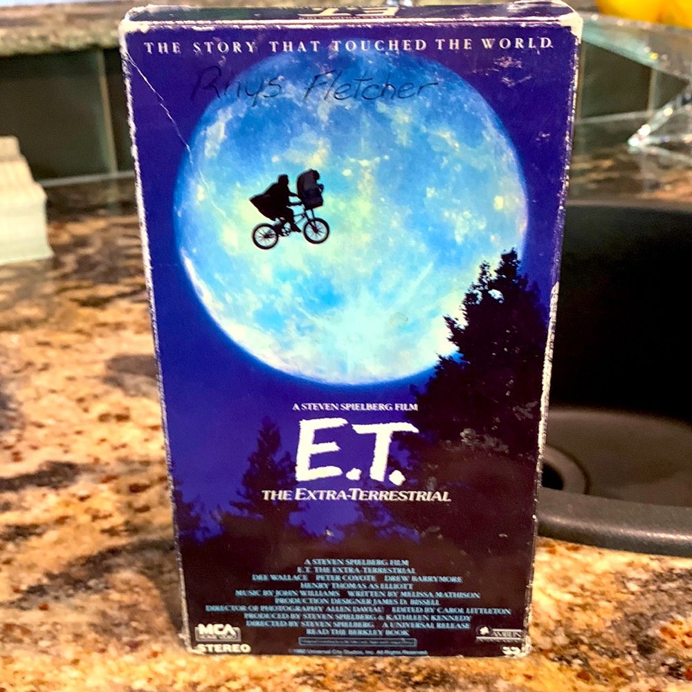 ET vhs. Was watched by my kids.